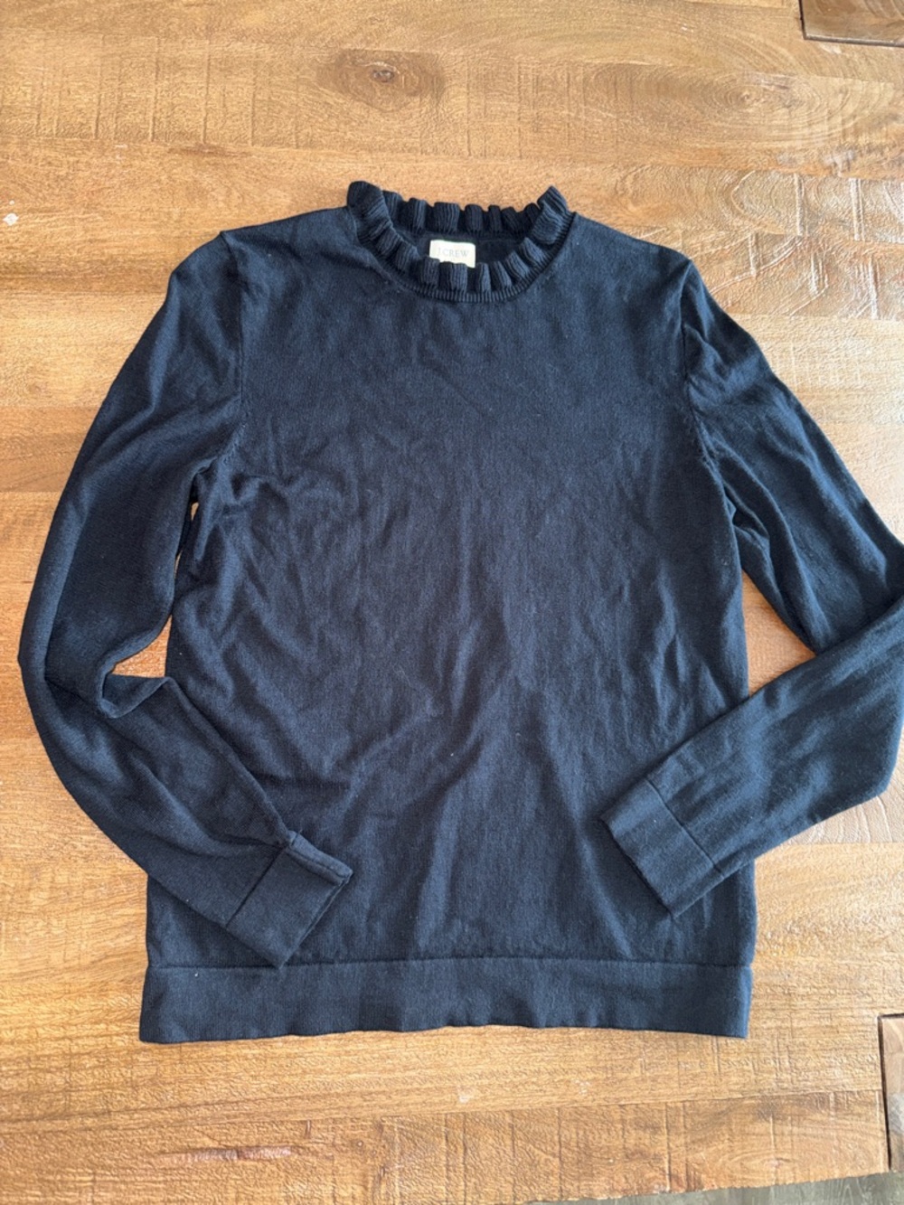 J. Crew Ruffle-Trim Sweater